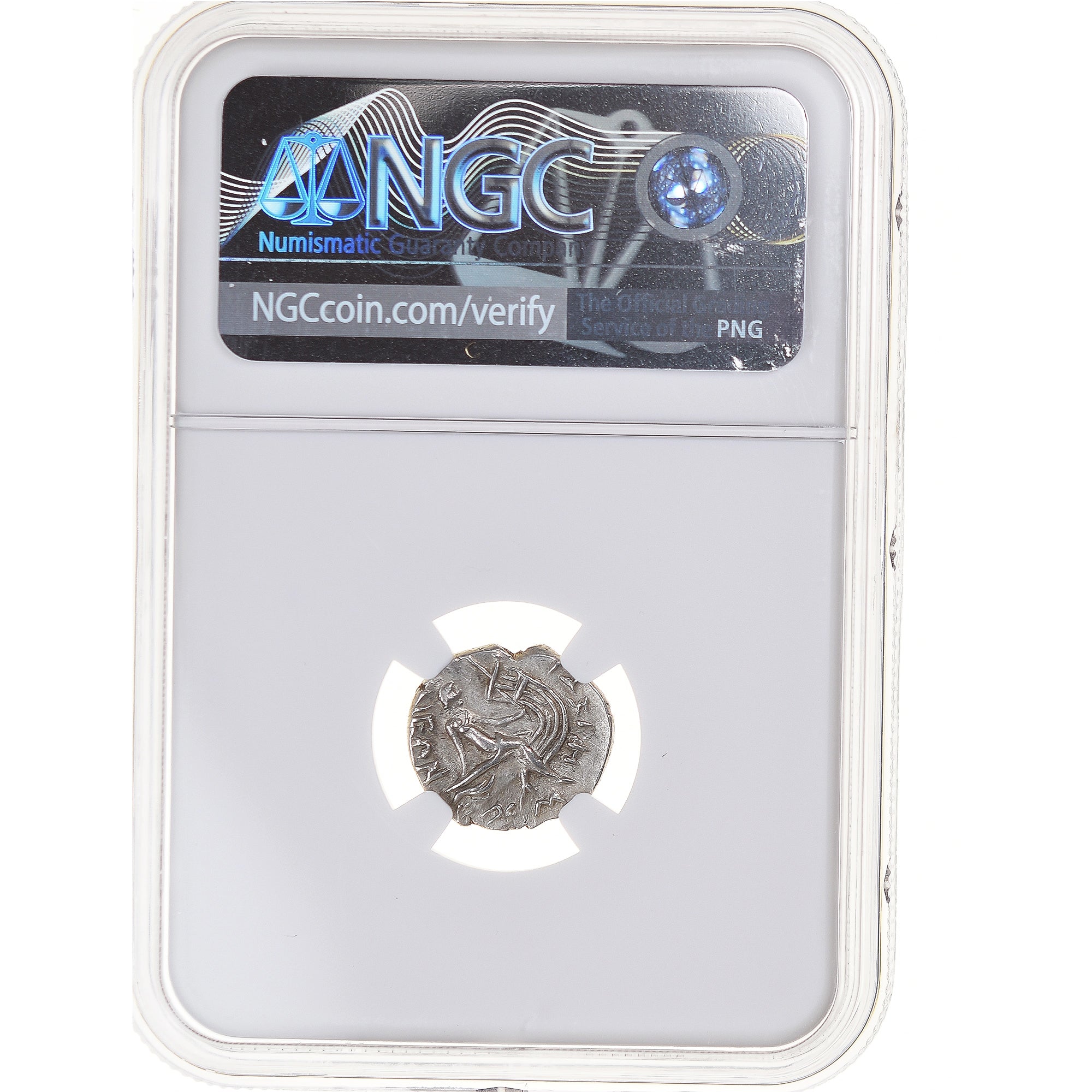 Coin, Euboia, Tetrobol, 3rd-2nd century BC, Histiaia, graded, NGC, Ch AU