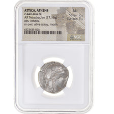 Attica, Tetradrachm, ca. 454-404 BC, Athens, Argento, NGC, AU 2/5-5/5
