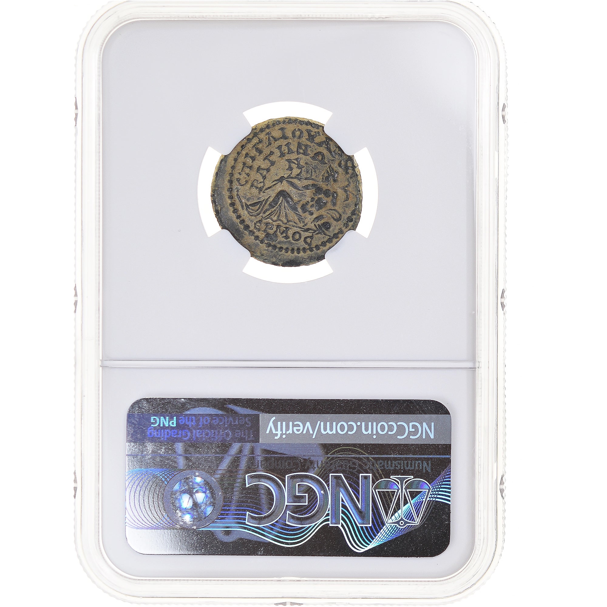 Moneda, Lydia, Anonymous, Æ, 193-211, Bagis, NGC, graded, AU, MBC+, Bronce