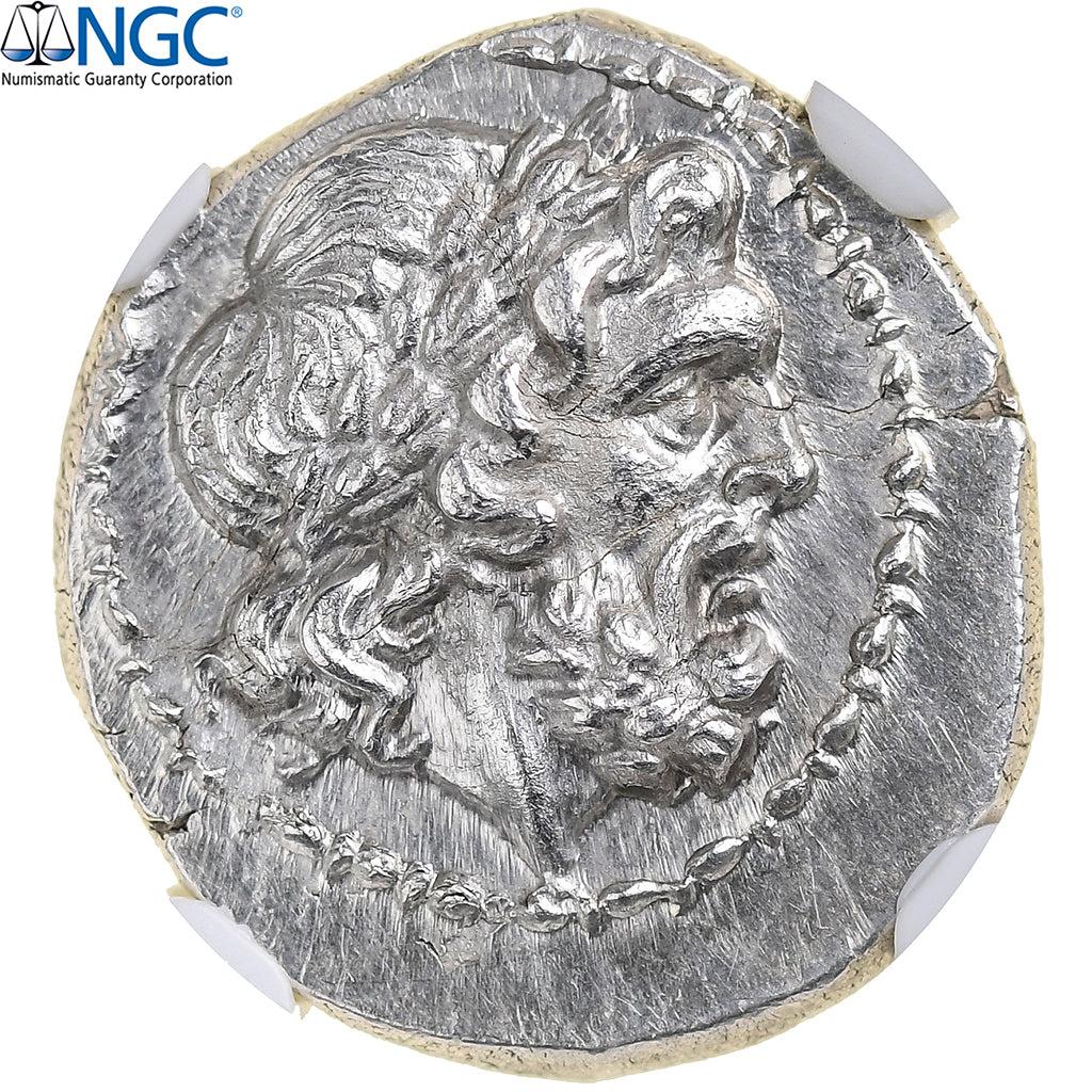 Anonymous, Victoriatus, 211-208 BC, Luceria, Silver, NGC, MS, Crawford:97/1a