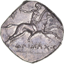 Coin, Calabria, Nomos, 240-228 BC, Tarentum, AU(55-58), Silver, HGC:1-899, HN