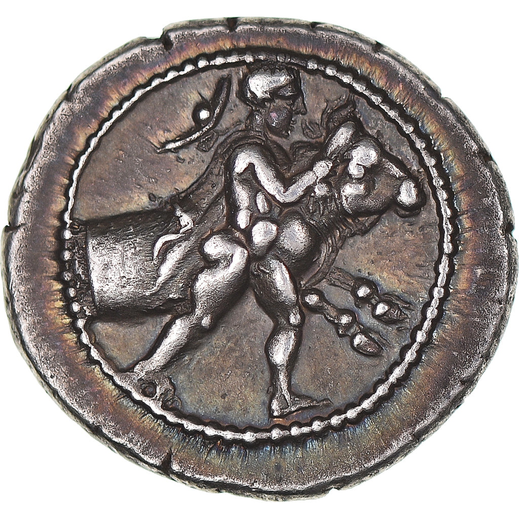 Tessália, Hemidrachm, ca. 440-420 BC, Trikka, Pedigree, Prata, AU(50-53)