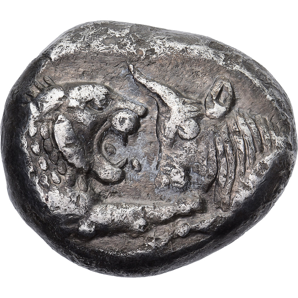 Moneta, Lidia, 1/3 Stater, 561-546 BC, Sardes, EF(40-45), Srebro