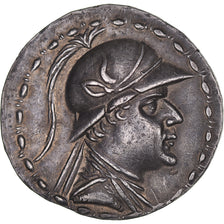 Baktrian Kingdom, Eukratides I, Tetradrachm, 170-145 BC, Silver, AU(55-58)