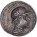 Baktrian Kingdom, Eukratides I, Tetradrachm, 170-145 BC, Silver, AU(55-58)