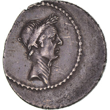 Julius Caesar, Denarius, 42 BC, Rome, Pedigree, Silver, EF(40-45)