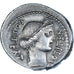 Coin, Julius Caesar, Denarius, 46 BC, Uncertain Mint, Pedigree, MS(63), Silver