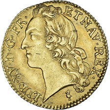 Coin, France, Louis XV, louis d'or au bandeau, 1746, Lille, AU(50-53), Gold