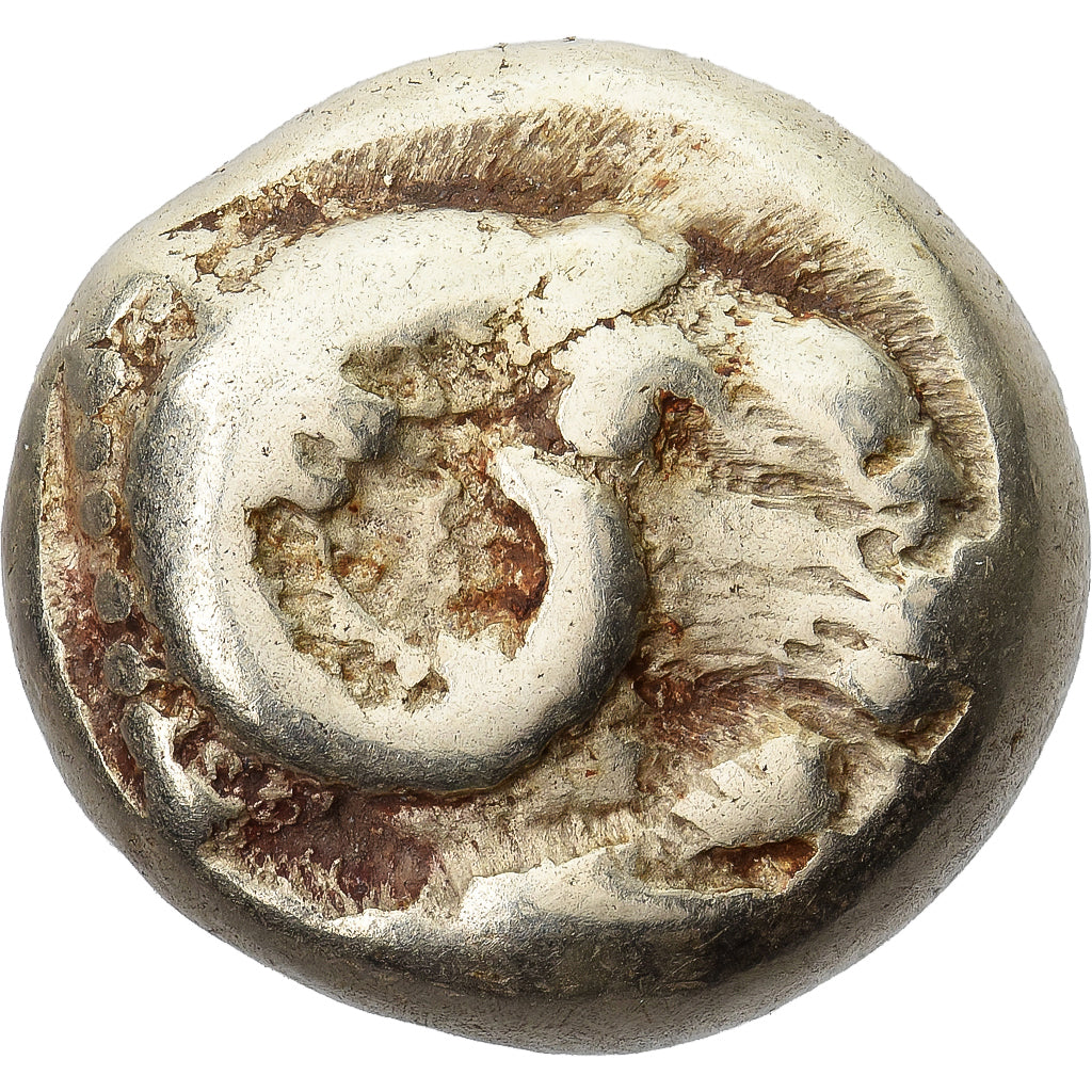 Lesbos, Hekte, ca. 478-455 BC, Mytilene, Elektrum, VF(30-35), HGC:6-954