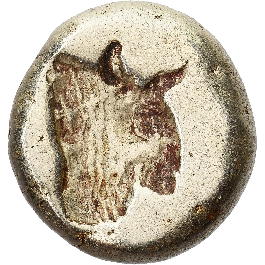 Lesbos, Hekte, ca. 478-455 BC, Mytilene, Elektrum, VF(30-35), HGC:6-954