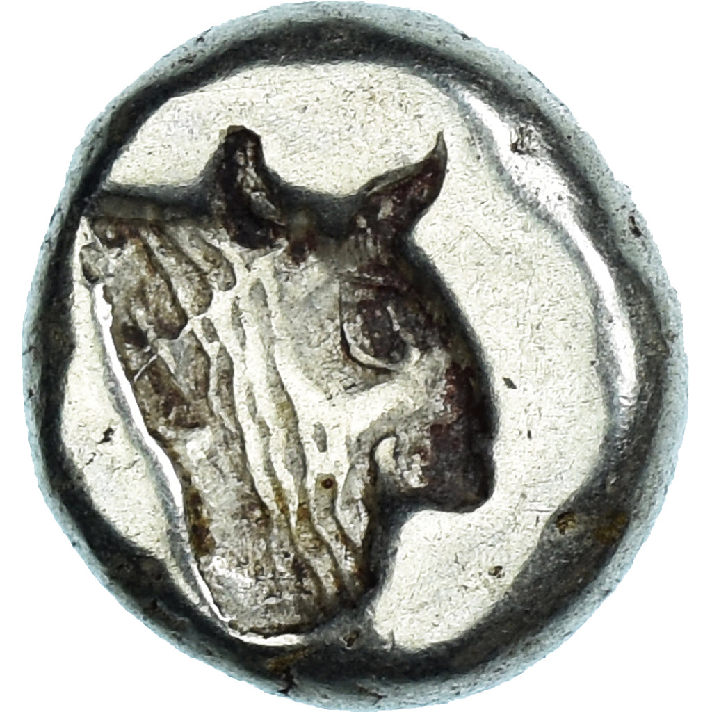Lesbos, Hekte, ca. 478-455 BC, Mytilene, Elettro, MB+, HGC:6-954