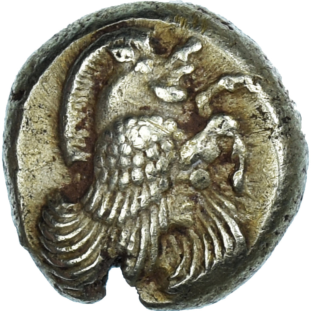 Lesbos, Hekte, ca. 521-478 BC, Mytilene, Elektrum, EF(40-45), HGC:6-940
