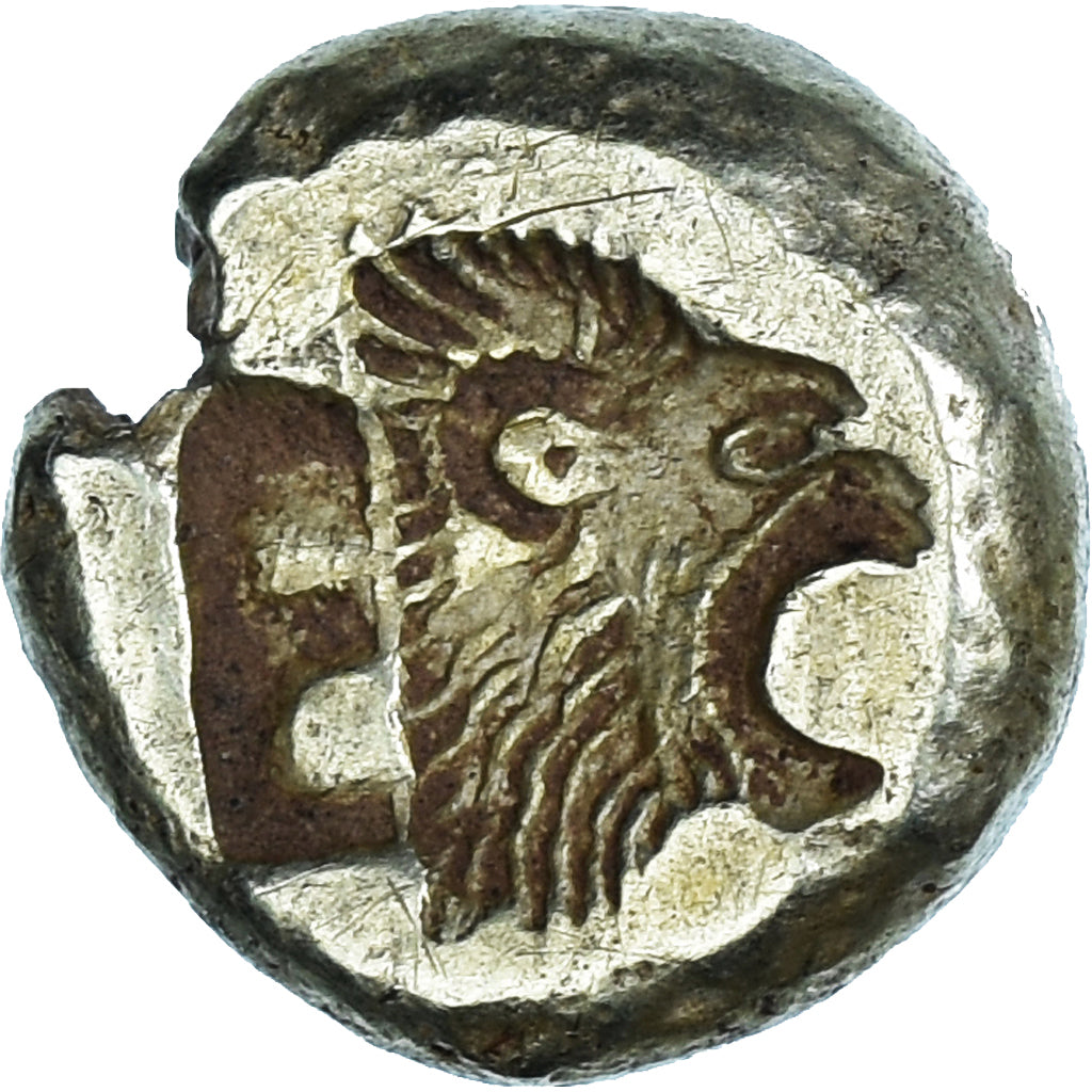 Lesbos, Hekte, ca. 521-478 BC, Mytilene, Elektrum, EF(40-45), HGC:6-940