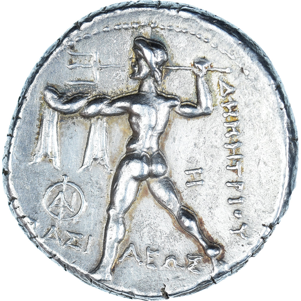 Królestwo Macedonii, Demetrios I Poliorketes, Tetradrachm, 298-295 BC, Tarsus