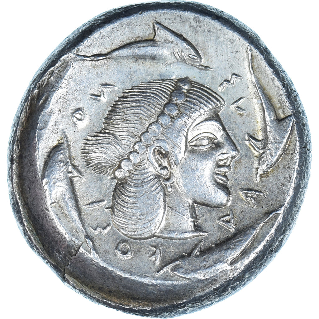 Sicile, Gelon I, Tétradrachme, ca. 480-478 BC, Syracuse, Argent, NGC, AU