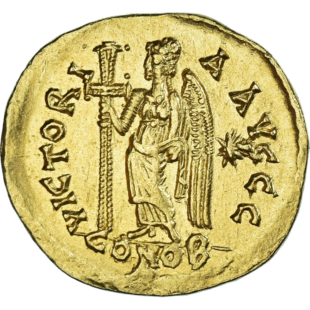 Basiliscus, Solidus, 475, Constantinople, Oro, EBC, RIC:1003
