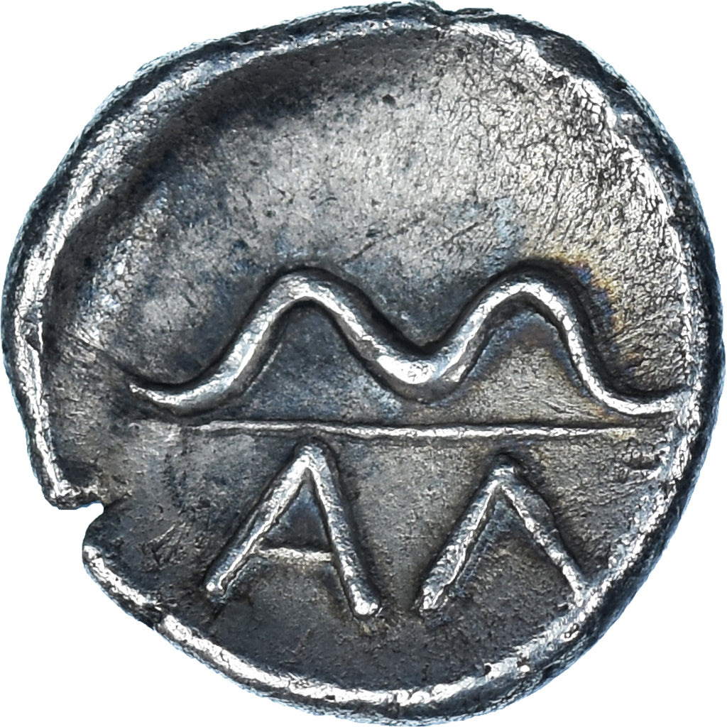 Arkadia, Obol, ca. 390-370 BC, Alea, Pedigree, Silver, EF(40-45), HGC:5-808