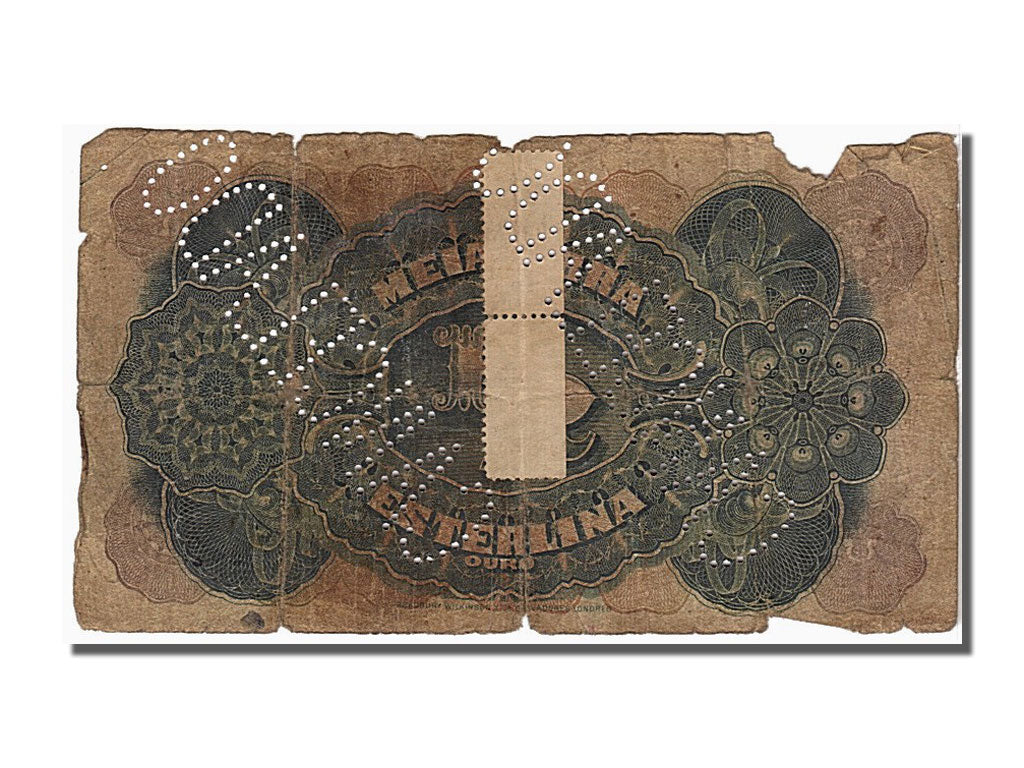 Banknote, Mozambique, 1/2 Libra, 1919, KM:R5, VG(8-10)