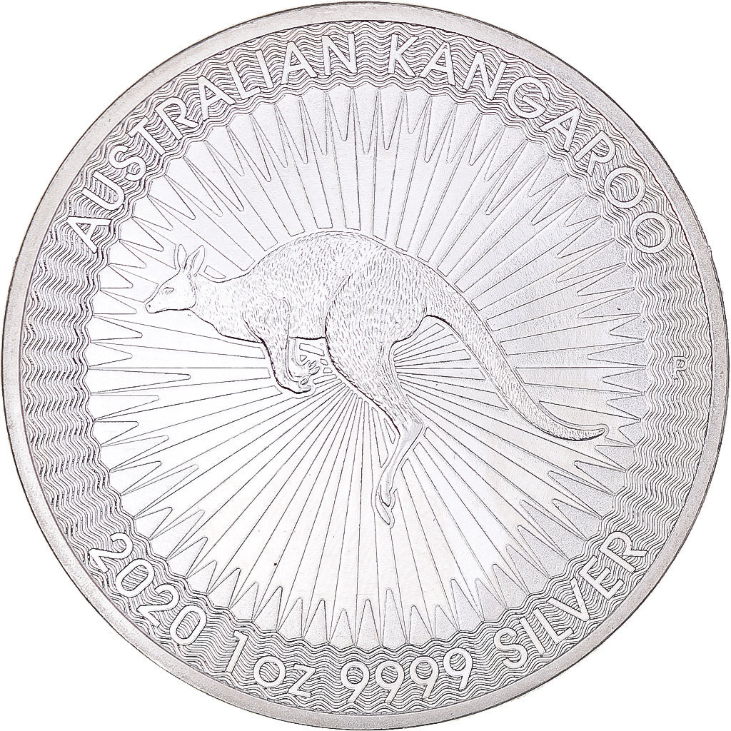 Moneta, Australia, Elizabeth II, Australian Kangaroo, 1 Dollar, 1 Oz, 2020
