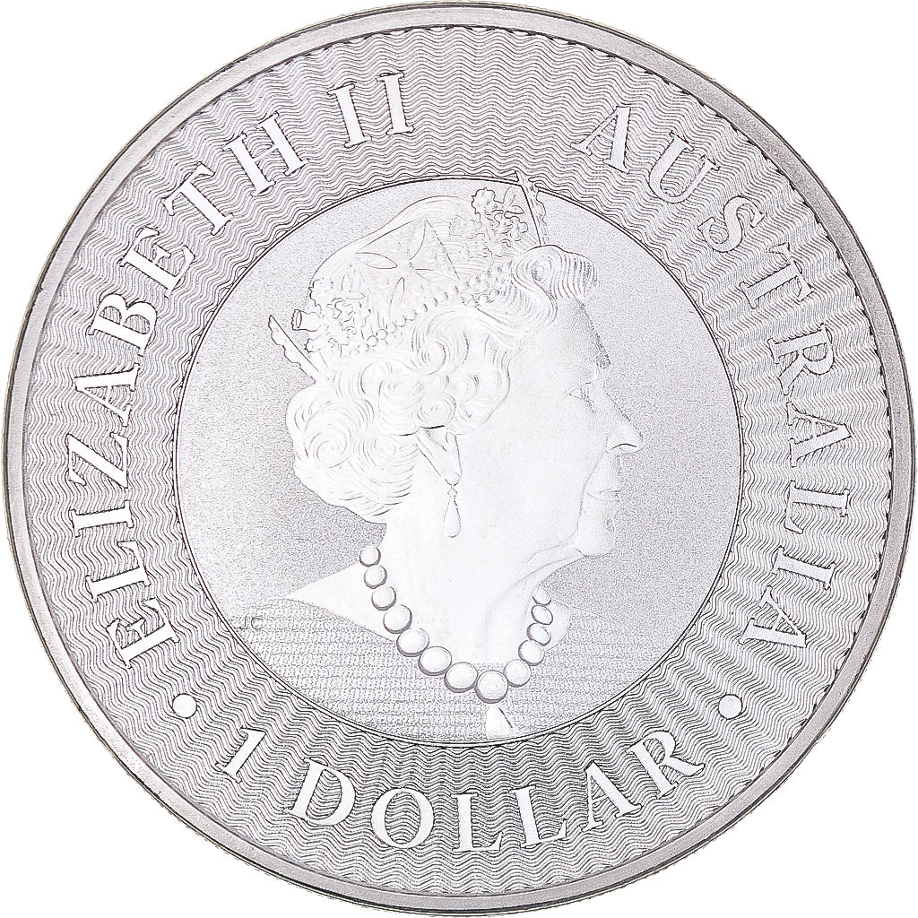 Moneta, Australia, Elizabeth II, Australian Kangaroo, 1 Dollar, 1 Oz, 2020
