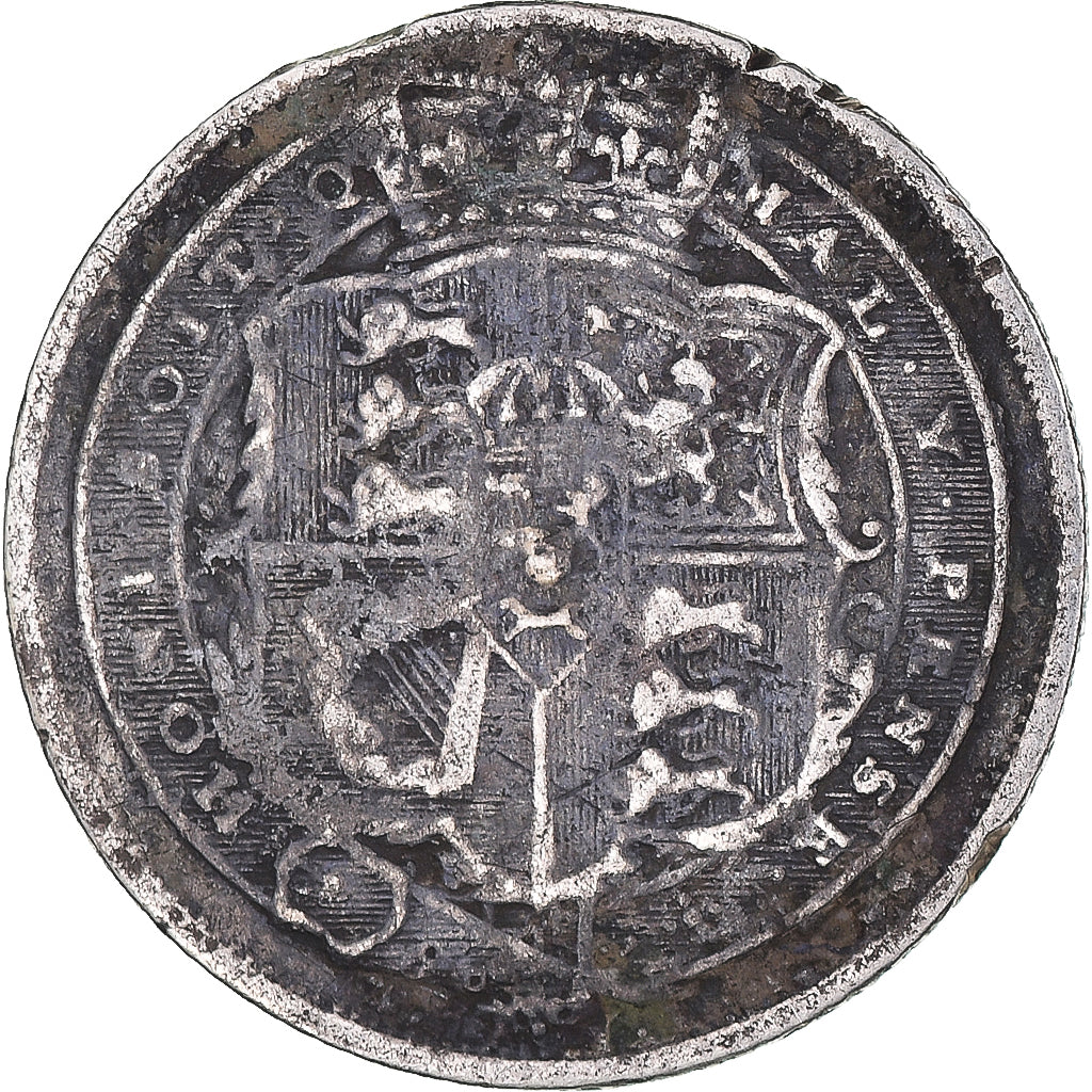 Coin, Great Britain, George III, 6 Pence, 1816, London, VF(30-35), Silver