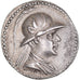 Baktrian Kingdom, Eukratides I, Drachm, 171-145 BC, Silver, AU(50-53)