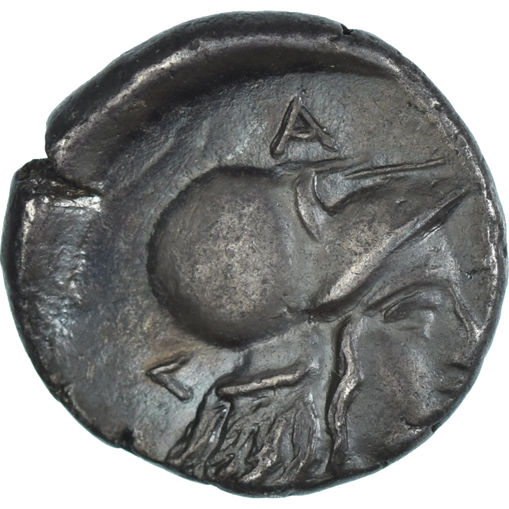 Münze, Mysia, Diobol, 400-330 BC, Lampsakos, SS+, Silber, SNG-France:1175
