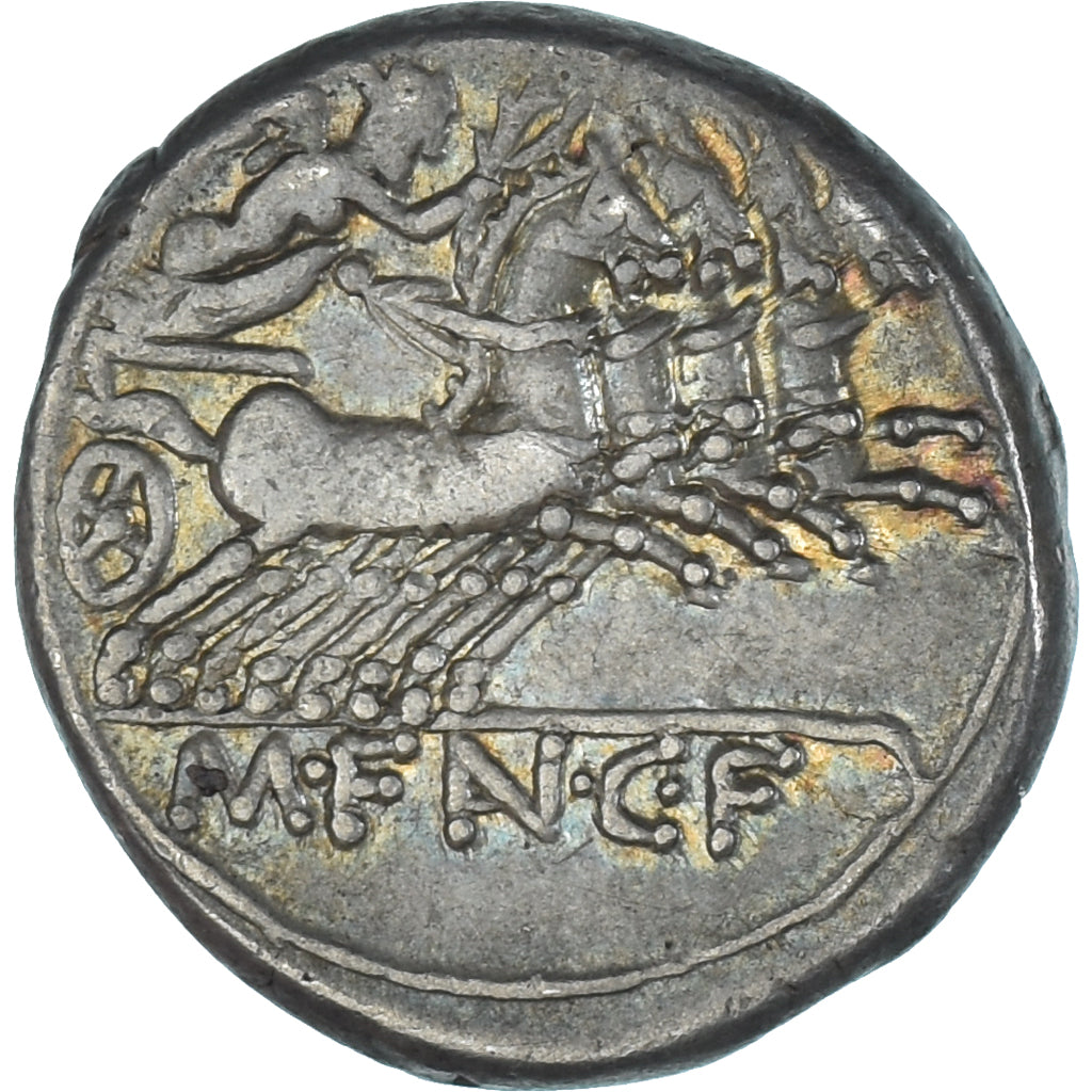 Fannia, Denarius, 123 BC, Rome, Prata, AU(50-53), Crawford:275/1