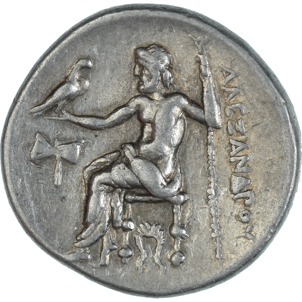 Moeda, Reino da Macedónia, Demetrios Poliorketes, Drachm, ca. 300-295 BC