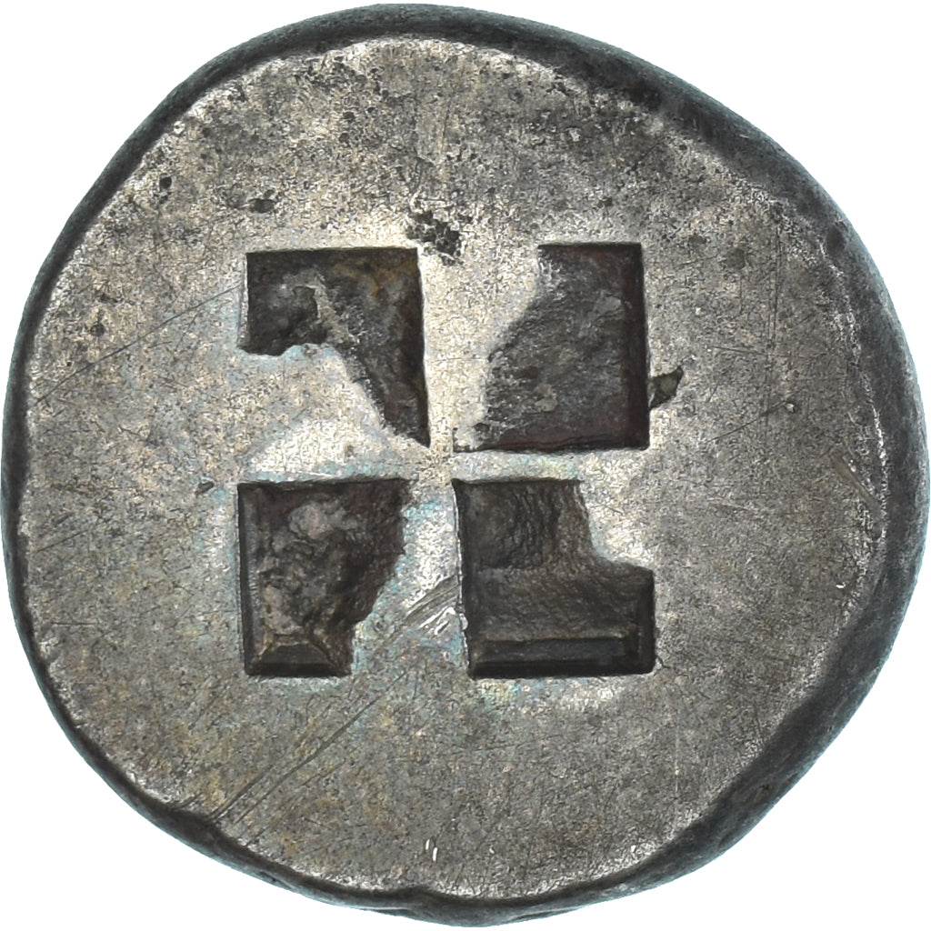 Islands off Thrace, Stater, ca. 435-411 BC, Thasos, Zilver, NGC, Ch XF 5/5-2/5