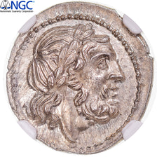 Victoriat, 211-208 av. J.-C., Luceria, Argent, NGC, Ch MS, Crawford:95/1b