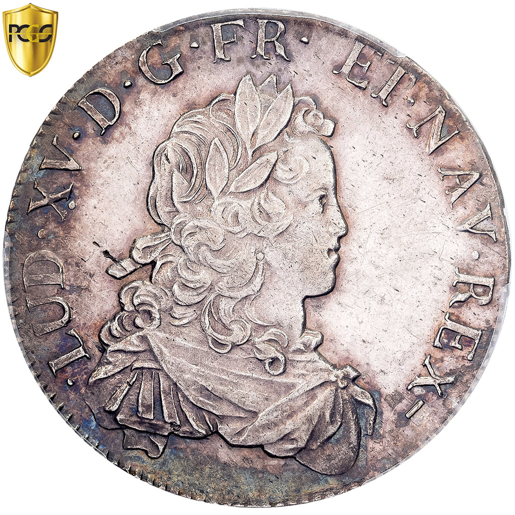 Frankrijk, Louis XV, Écu de France, 1723, Lille, Zilver, PCGS, AU55