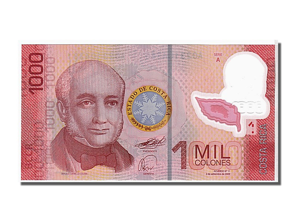 Billete, 1000 Colones, 2009, Costa Rica, KM:274, UNC