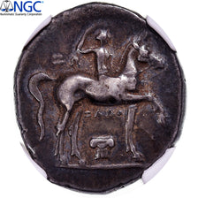 Calabre, Didrachme, ca. 280-272 BC, Tarente, Argent, NGC, VF 4/5-4/5