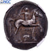 Calabre, Didrachme, ca. 280-272 BC, Tarente, Argent, NGC, VF 4/5-4/5