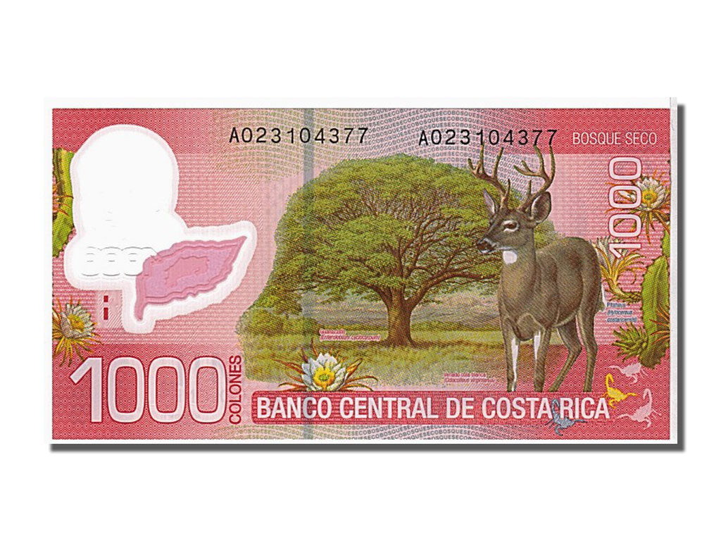 Billete, 1000 Colones, 2009, Costa Rica, UNC