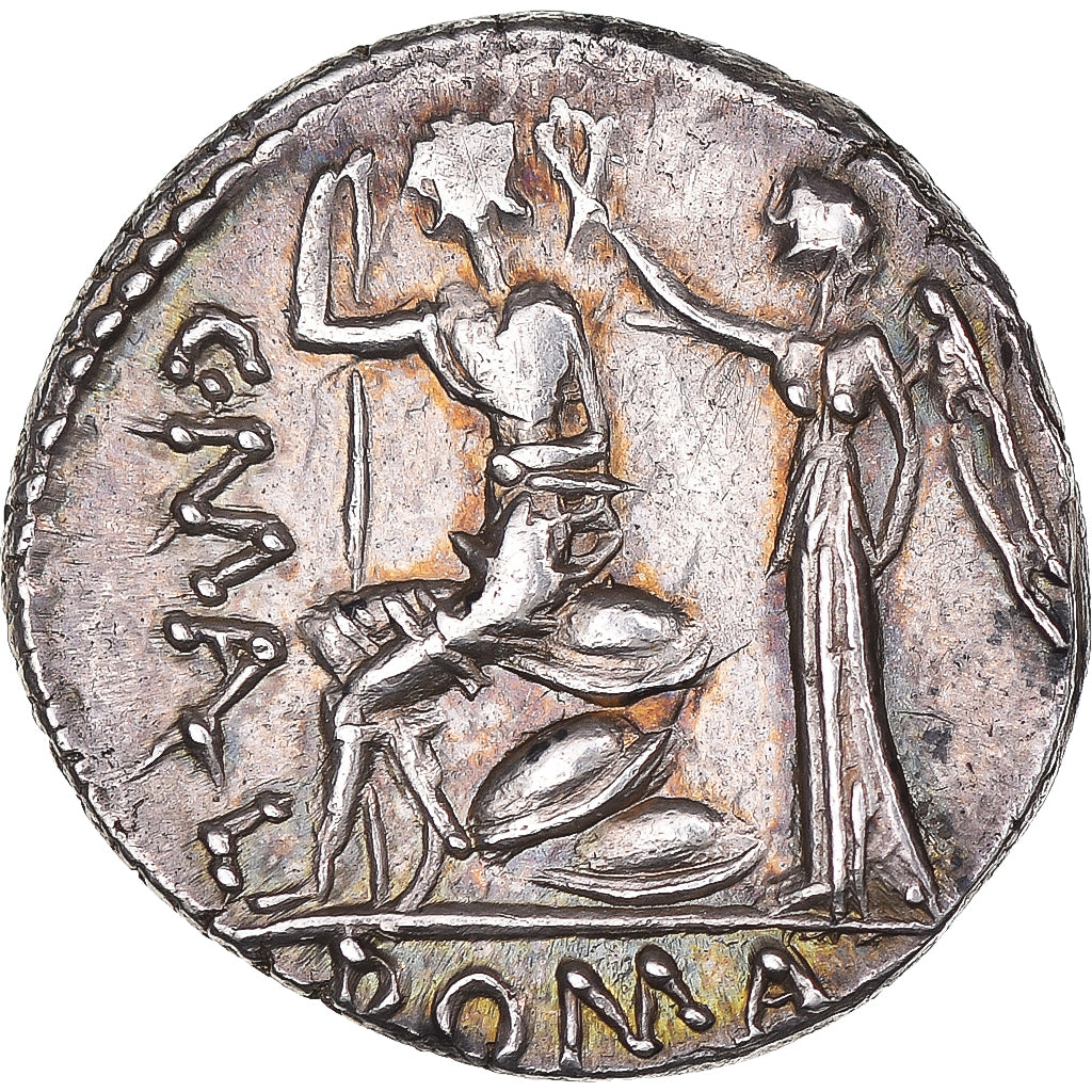 Caecilia, Publicia, Postumia, Denarius, 95-92 BC, Rome, Silver, AU(55-58)