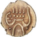 Coin, INDIA-PRINCELY STATES, COCHIN, Fanam, 1795-1850, Cochin, AU(55-58), Gold