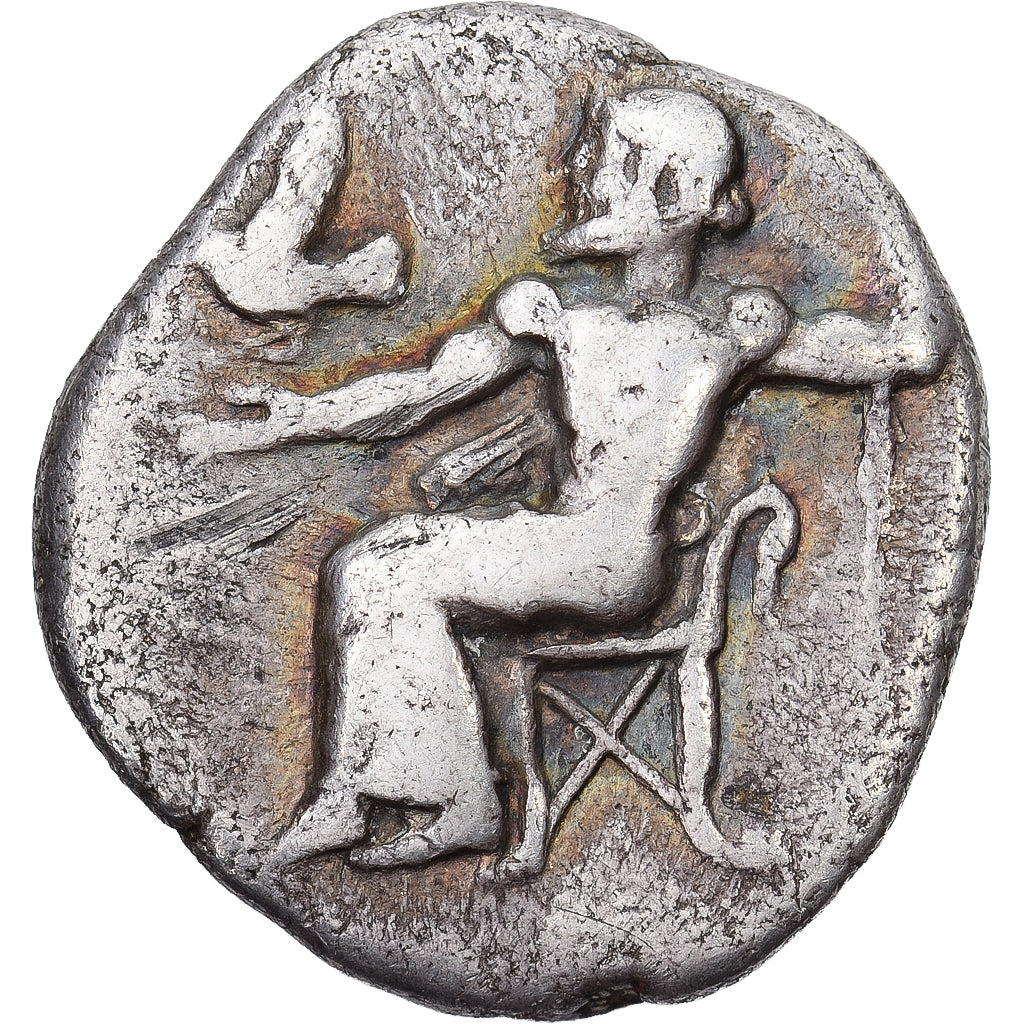 Arkadia, Hemidrachm, ca. 465-460 BC, Tegea, Silver, VF(20-25)