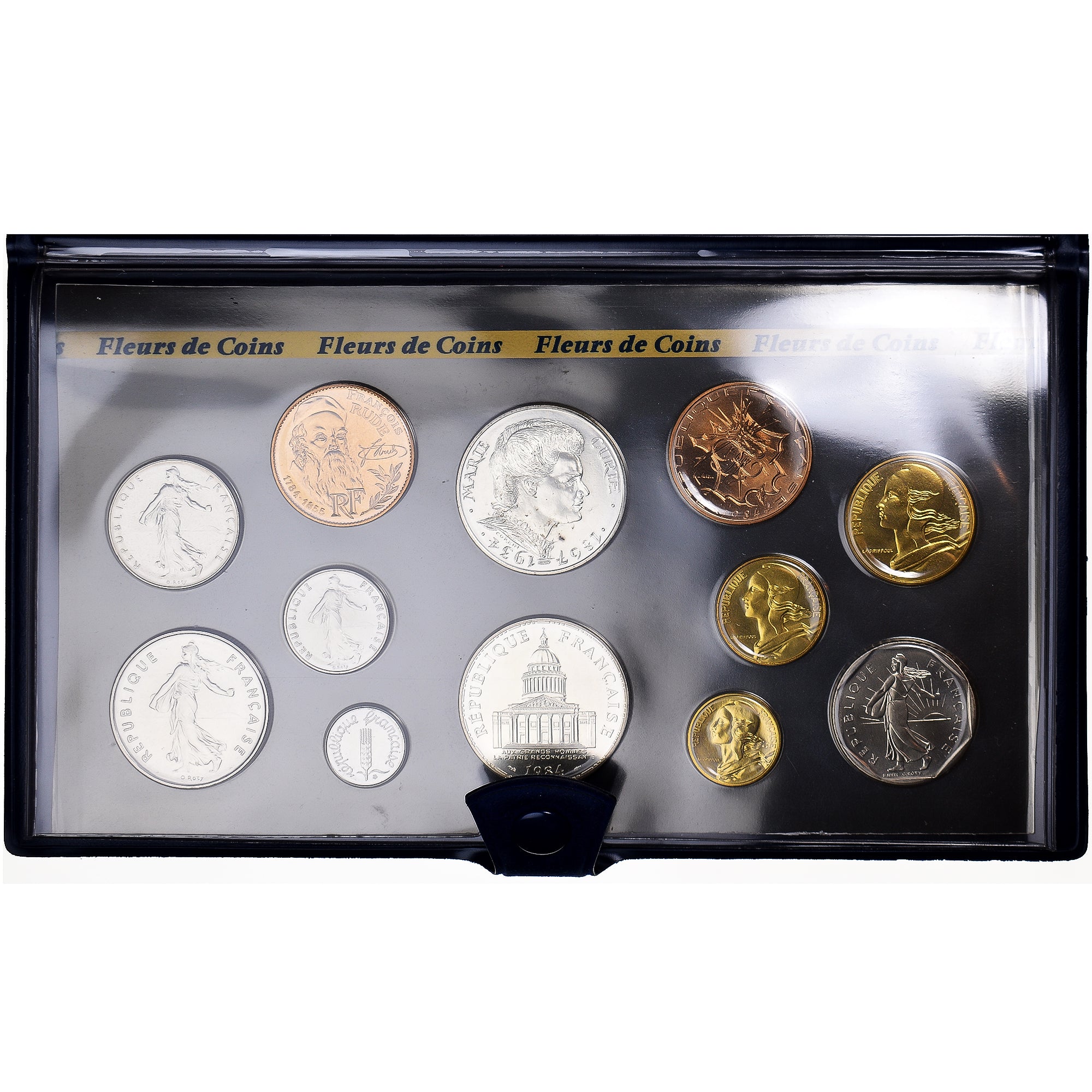 Moneta, Francja, Coffret 1 c. à 100 frs., 1984, Monnaie de Paris, FDC