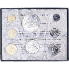 Moneta, Francia, Coffret 1 c. à 10 frs., 1973, Monnaie de Paris, FDC, FDC