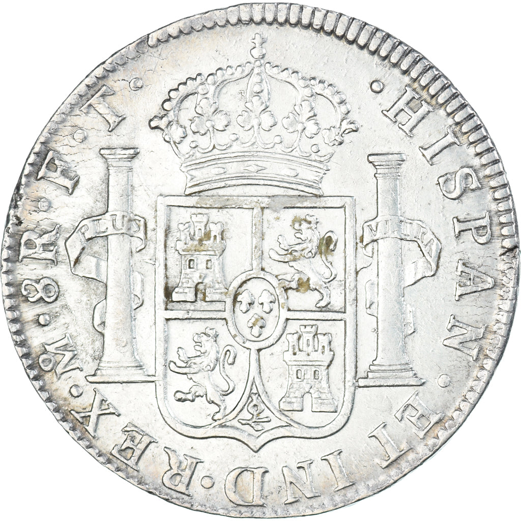 Munten, Spanje, Charles IV, 8 Reales, 1803, Mexico, FT, ZF+, Zilver, KM:109