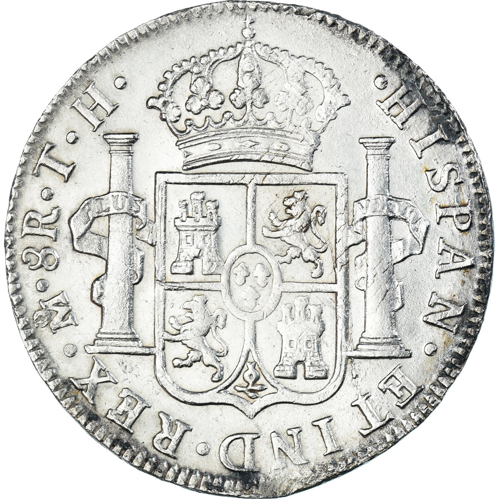 Munten, Spanje, Charles IV, 8 Reales, 1808, Mexico, TH, ZF+, Zilver, KM:109