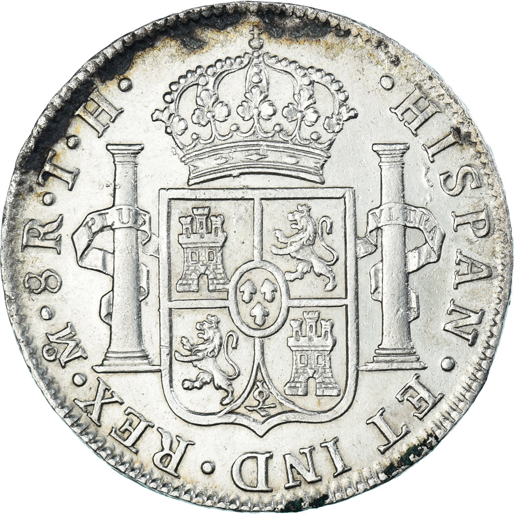 Moneda, España, Charles IV, 8 Reales, 1805, Mexico, TH, EBC, Plata, KM:109