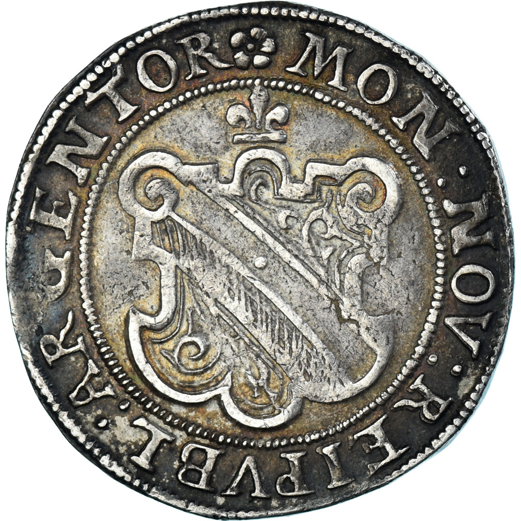 Monnaie, ville imp. libre de Strasbourg, Dicken, ND (1613-1621), TTB, Argent