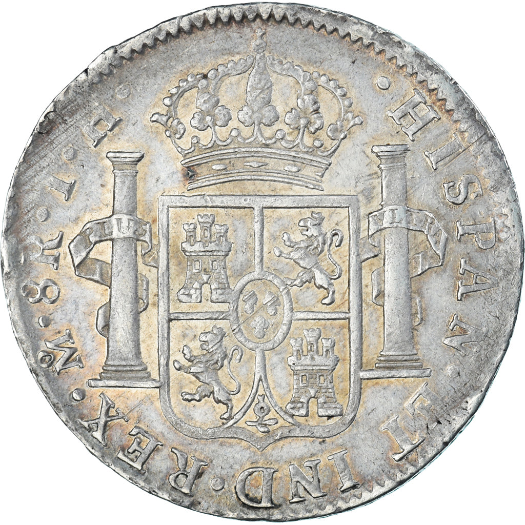 Munten, Spanje, Charles IV, 8 Reales, 1804, Mexico, TH, ZF+, Zilver, KM:109