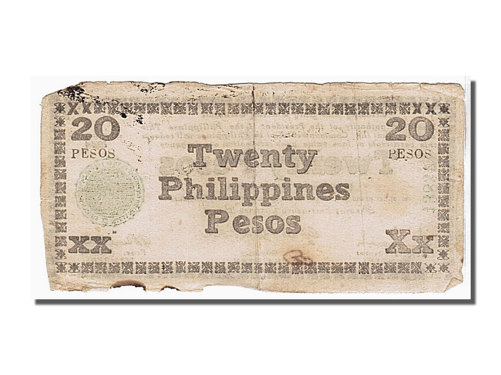 Banknote, Philippines, 20 Pesos, 1944, VF(30-35)