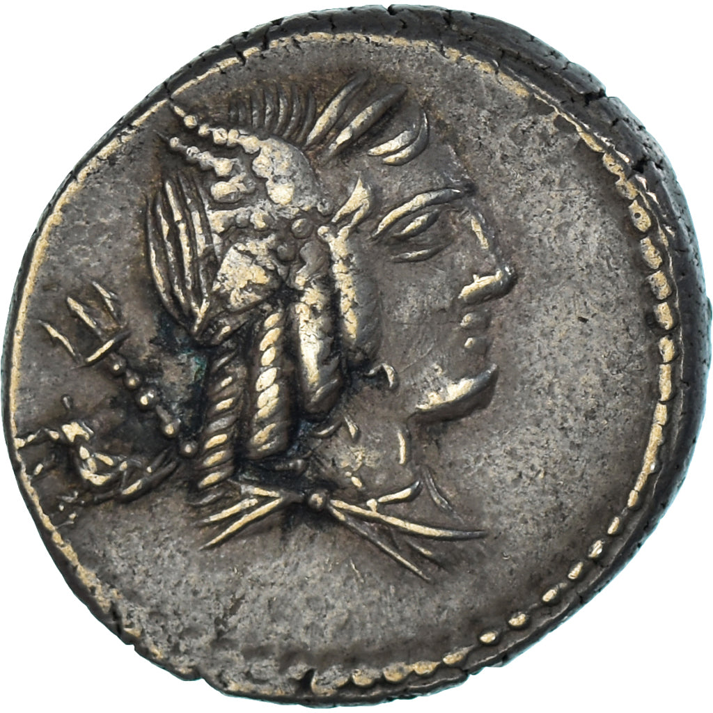 Julia, Denarius, 85 BC, Rome, Silver, AU(50-53), Crawford:352/1c
