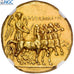 Kyrenaica, Ophellas, Stater, ca. 322-313 BC, Cyrene, Gold, NGC, AU 4/5-3/5