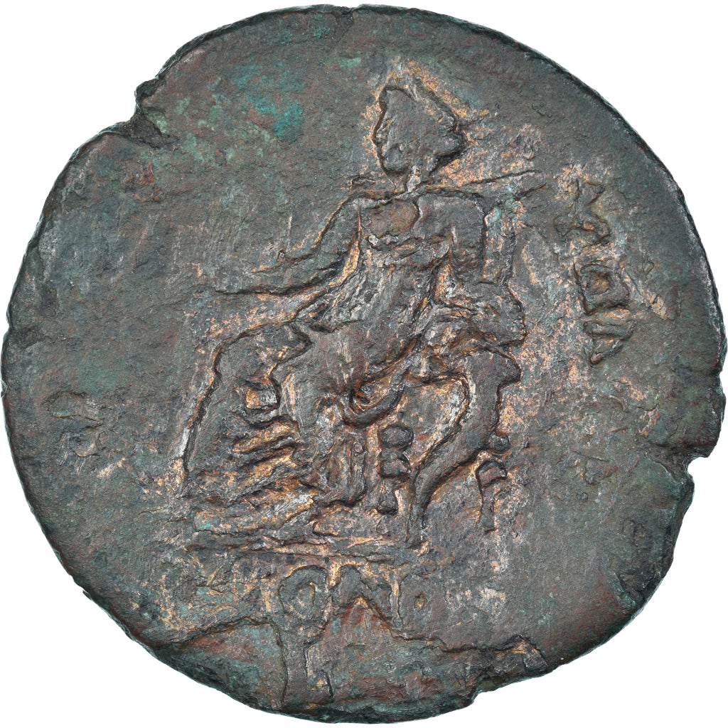 Moneda, Egypt, Aelius Caesar, Drachm, 136-138, Alexandria, MBC, Bronce